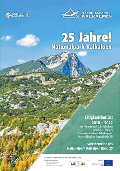 Titelseite von Tätigkeitsbericht 25 Jahre! Nationalpark Kalkalpen