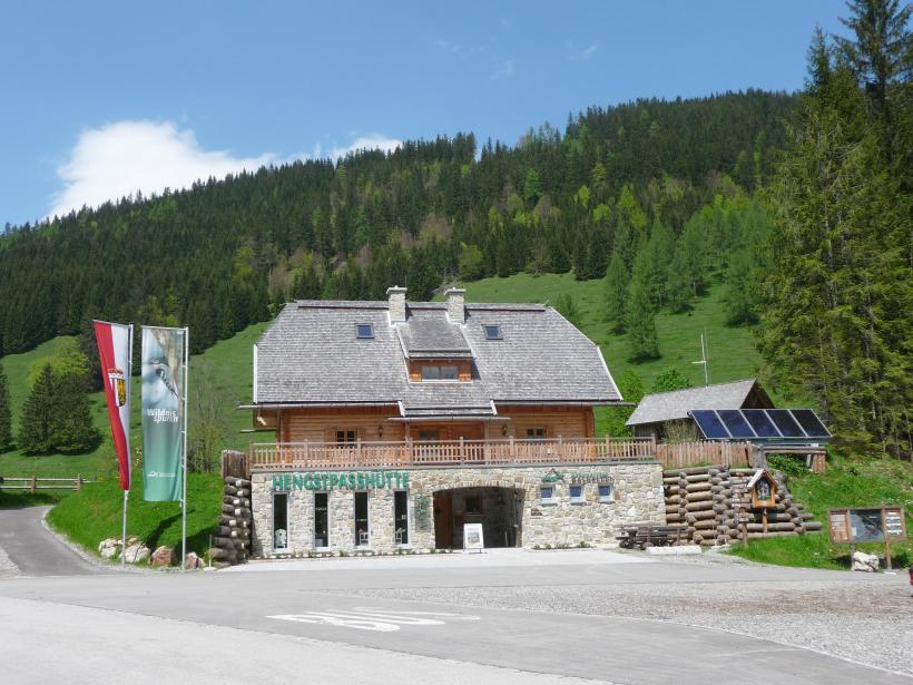Gebäude Nationalpark Infostelle Hengstpasshütte