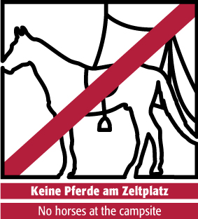 Icon Keine Pferde am Zeltplatz