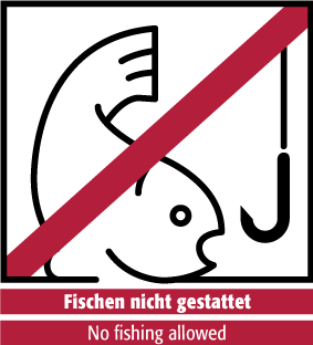 Icon Fischen nicht gestattet